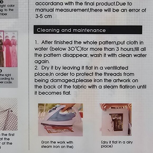 Maydear House Tree Sunshine Cross Stitch Kit Pre-Printed Fabric - Picture 5 of 6